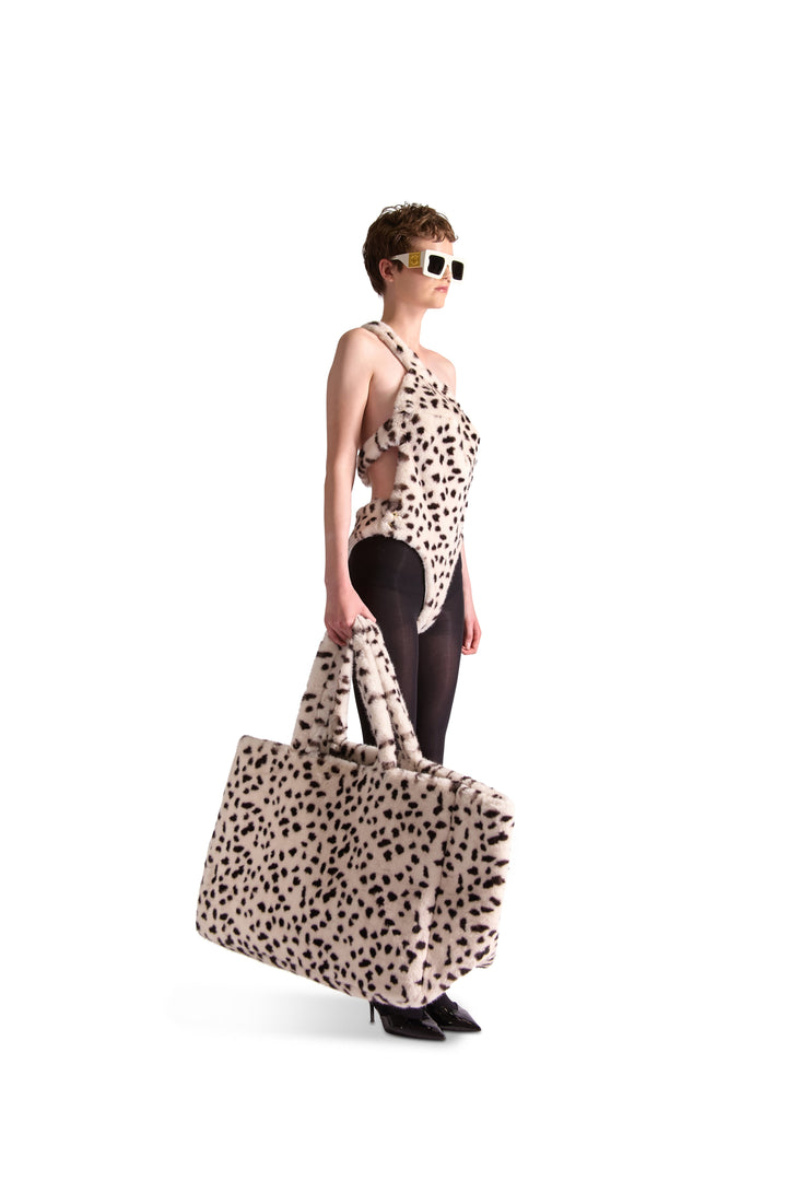 Animal Print Faux Fur Bag