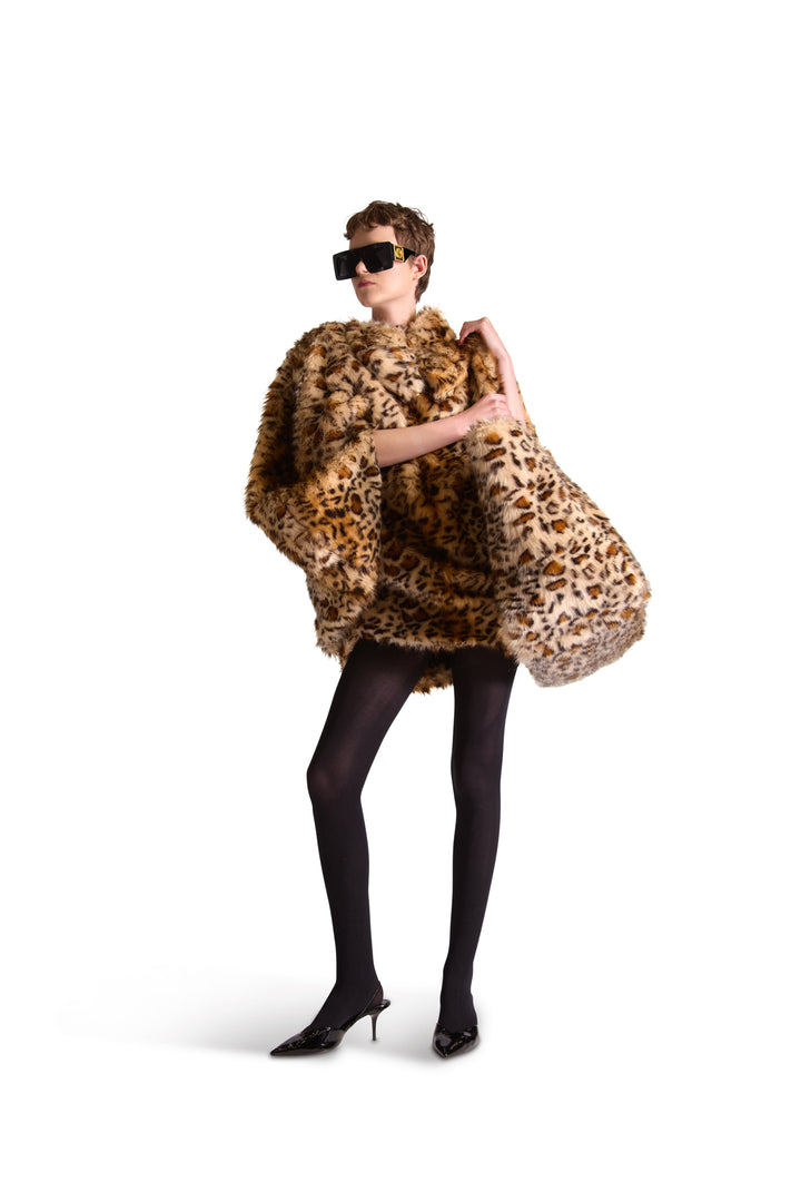 Animal Print Faux Fur Bag