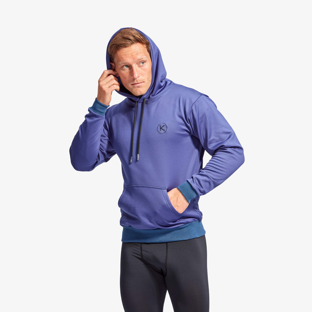 Men's Infrared Hoodie - Grey & Blue