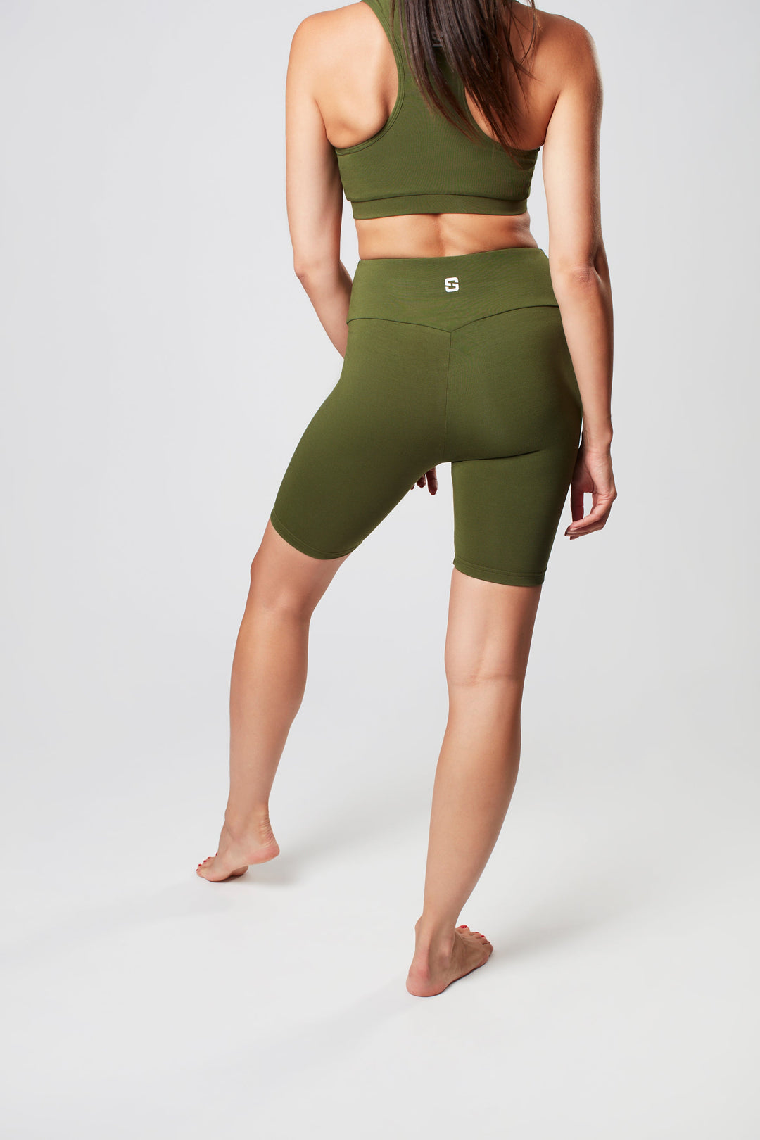 Biker Shorts - Earth Khaki