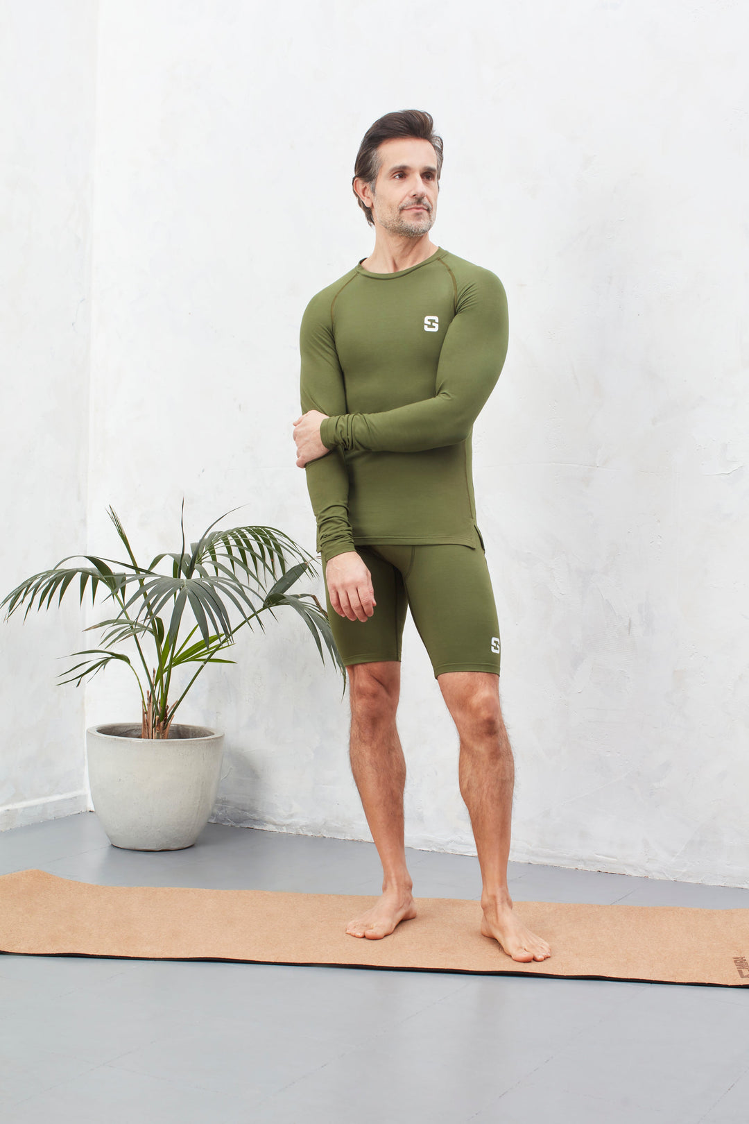 Long Sleeve Top - Earth Khaki