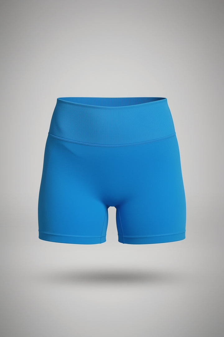 Essence Seamless Shorts - Denim Blue