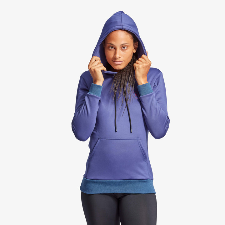 Women's Infrared Hoodie - Grey & Blue