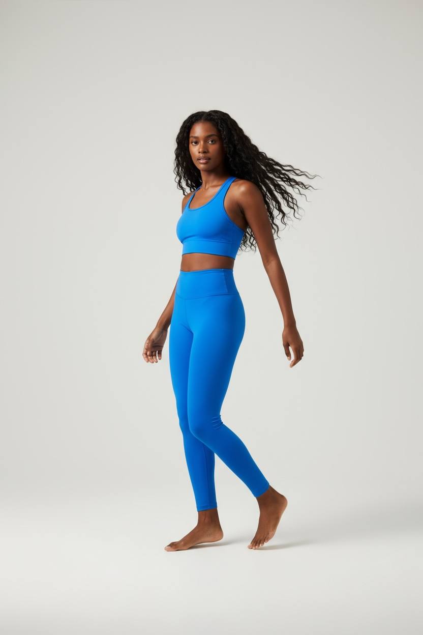 ESSENTIAL SEAMLESS LEGGING - Deep Denim Blue
