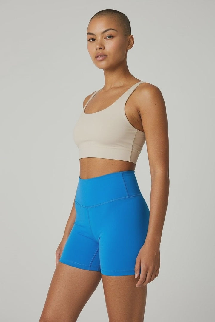 Essence Seamless Shorts - Denim Blue
